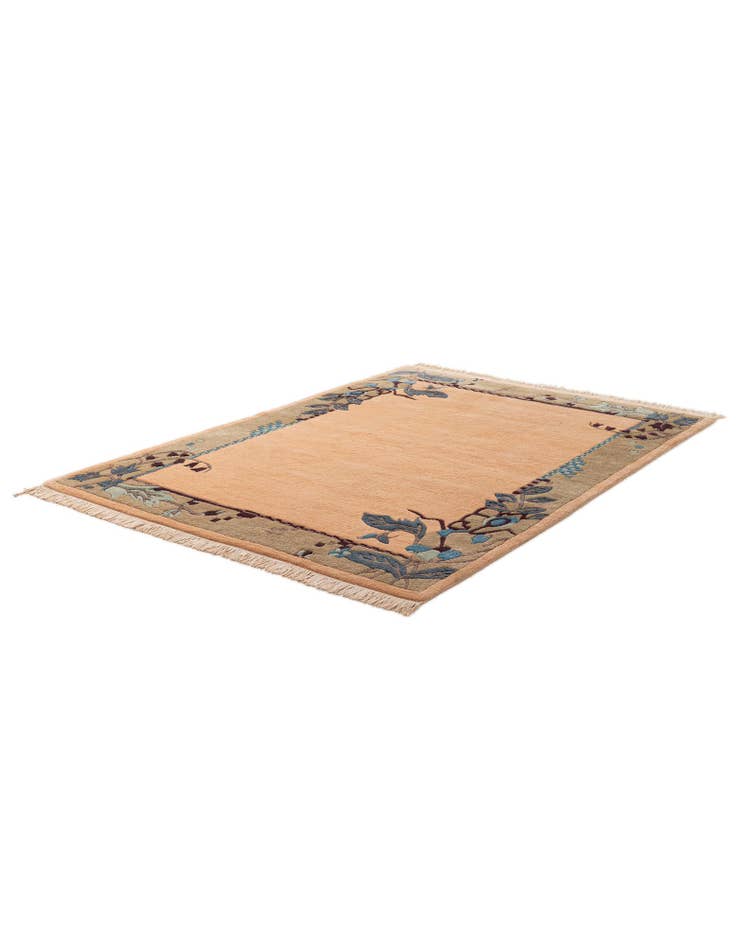 Detail image of  5' 6 x 7' 7  Hand Knotted Nepal Wool Rug