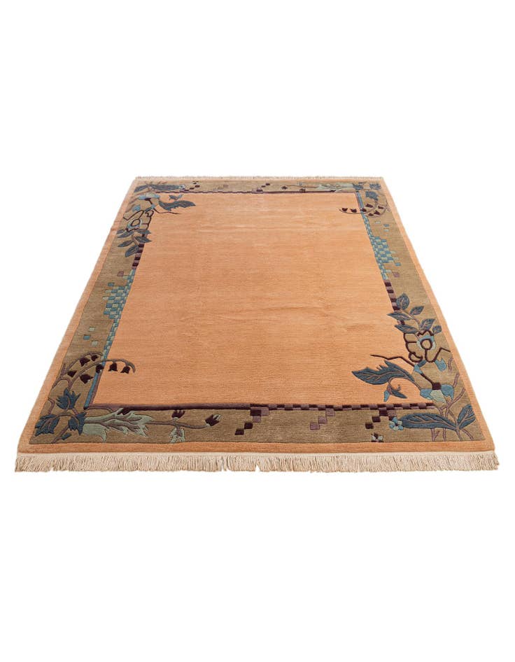 Detail image of  6' 8 x 9' 6  Hand Knotted Nepal Wool Rug