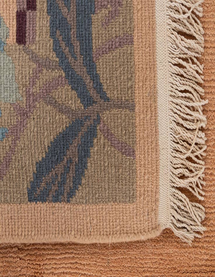 Detail image of  6' 8 x 9' 6  Hand Knotted Nepal Wool Rug