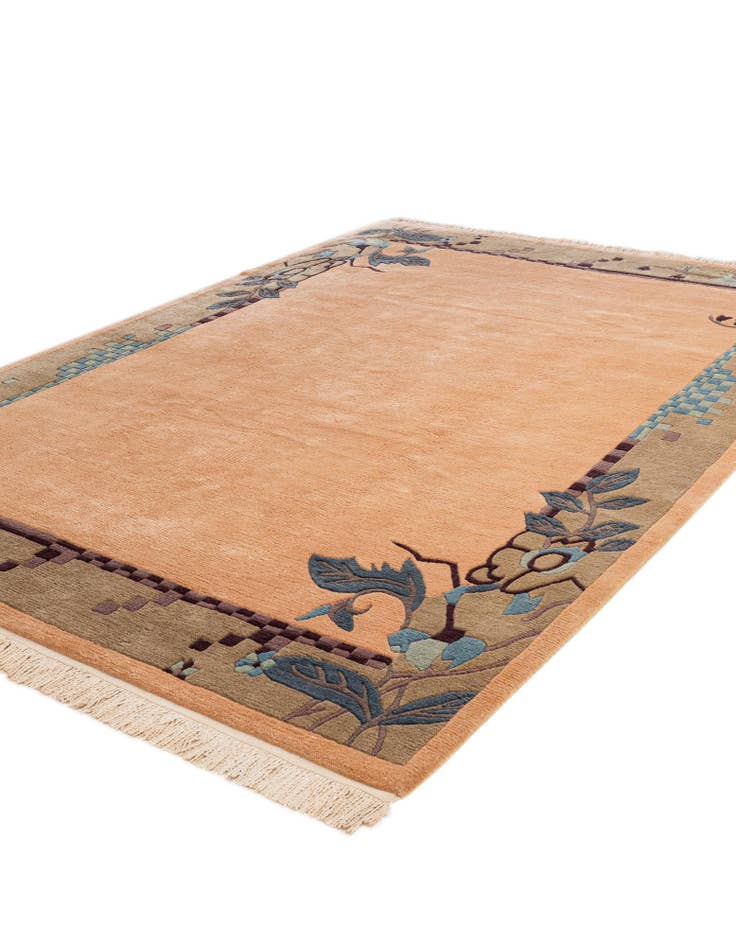 Detail image of  6' 8 x 9' 6  Hand Knotted Nepal Wool Rug