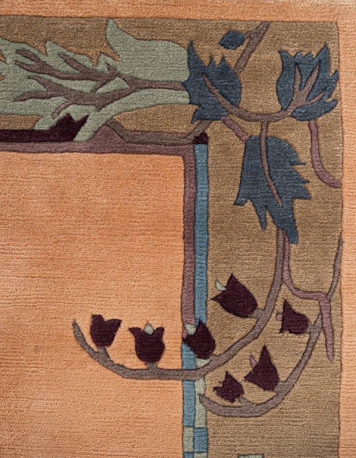 Detail image of  6' 8 x 9' 6  Hand Knotted Nepal Wool Rug