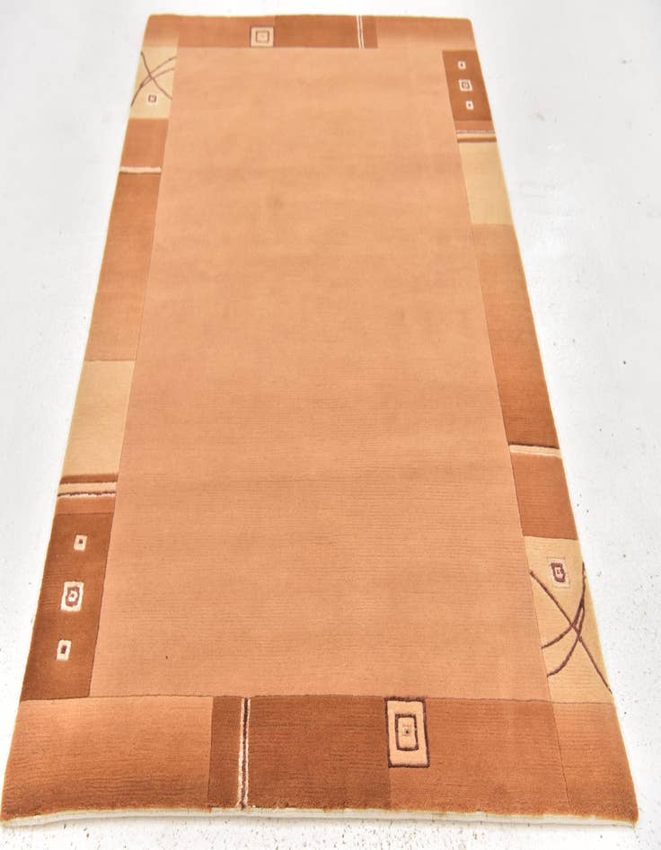 Detail image of  4' x 5' 10  Hand Knotted Nepal Rug