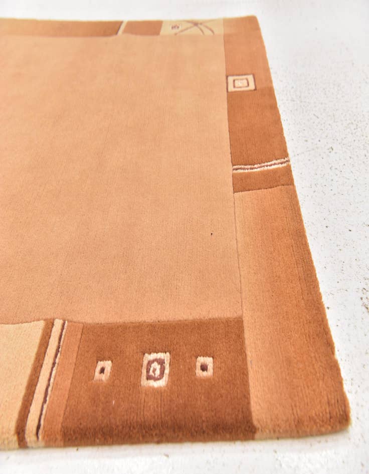 Detail image of  4' x 5' 10  Hand Knotted Nepal Rug