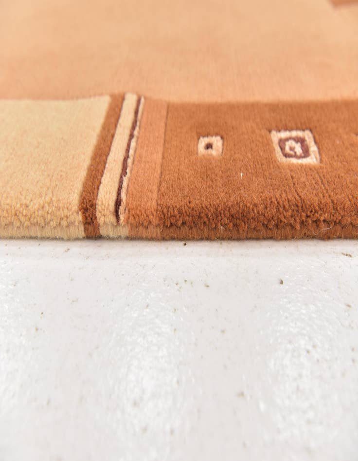 Detail image of  4' x 5' 10  Hand Knotted Nepal Rug