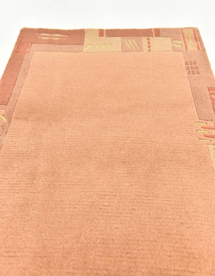 Detail image of  2' 5 x 4' 7  Hand Knotted Nepal Wool Rug