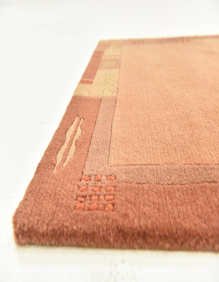 Detail image of  2' 5 x 4' 7  Hand Knotted Nepal Wool Rug