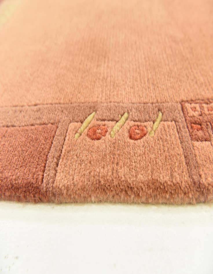 Detail image of  2' 5 x 4' 7  Hand Knotted Nepal Wool Rug