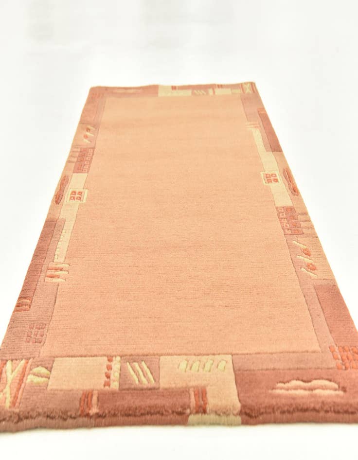 Detail image of  2' 5 x 4' 8  Hand Knotted Nepal Wool Rug