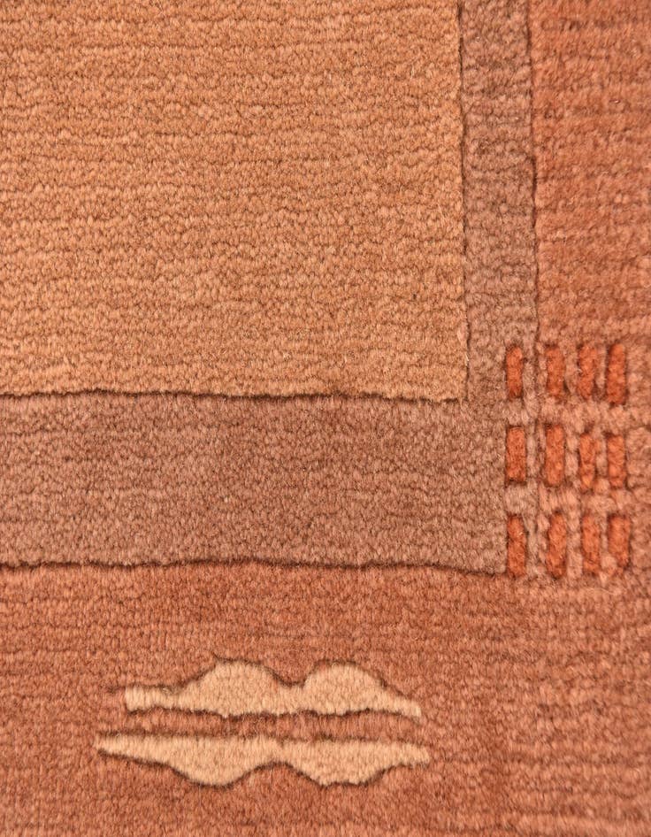 Detail image of  2' 5 x 4' 8  Hand Knotted Nepal Wool Rug