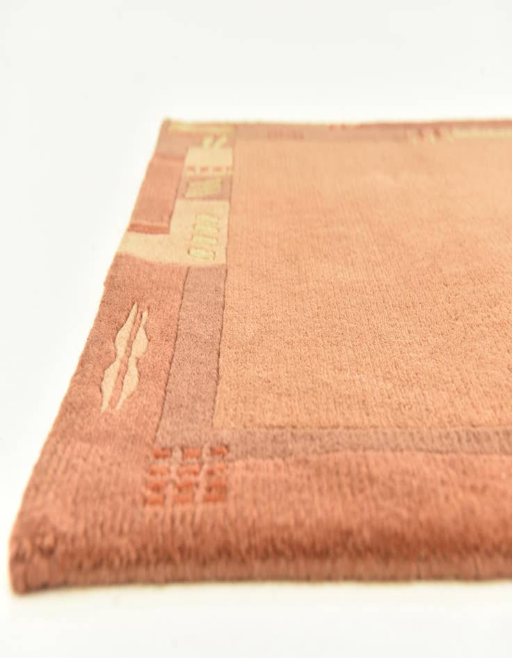 Detail image of  2' 5 x 4' 8  Hand Knotted Nepal Wool Rug