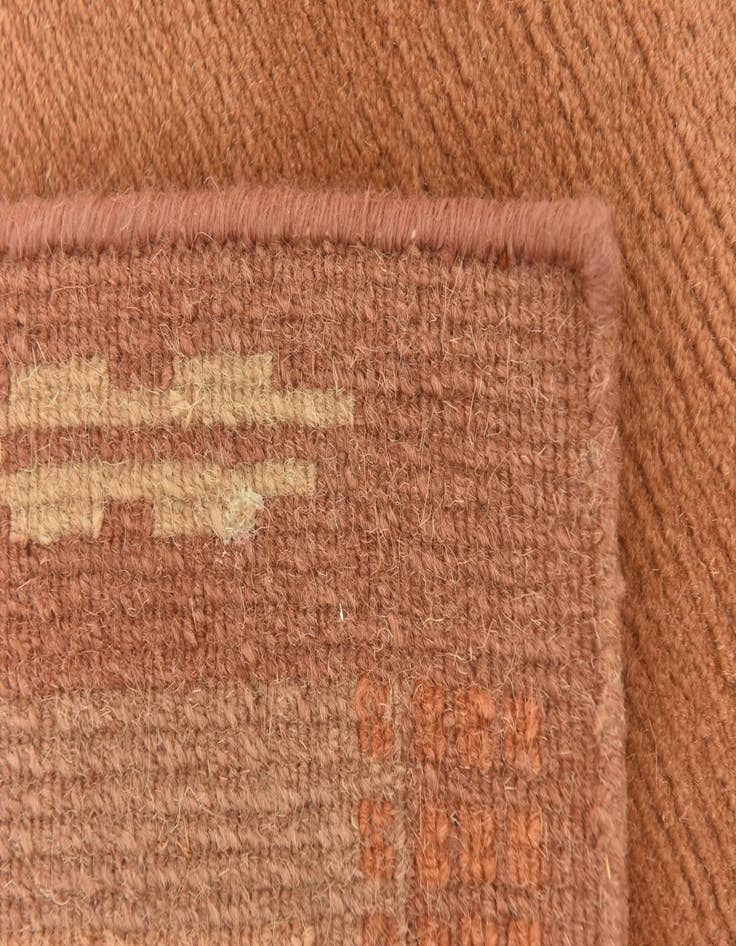 Detail image of  2' 4 x 4' 7  Hand Knotted Nepal Wool Rug