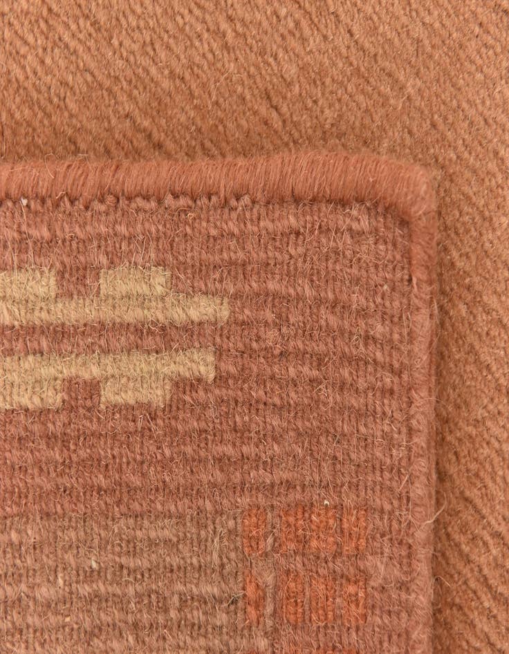 Detail image of  2' 4 x 4' 7  Hand Knotted Nepal Wool Rug