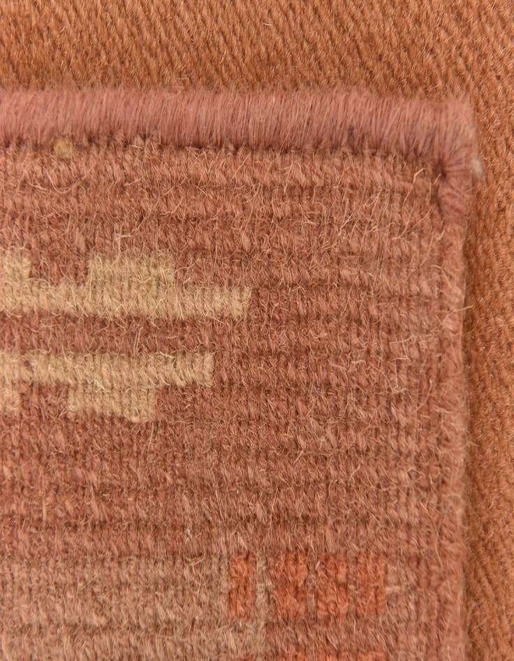 Detail image of  2' 4 x 4' 7  Hand Knotted Nepal Wool Rug