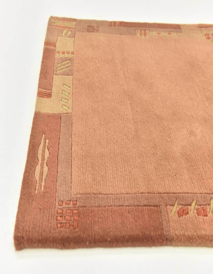 Detail image of  2' 5 x 4' 8  Hand Knotted Nepal Wool Rug