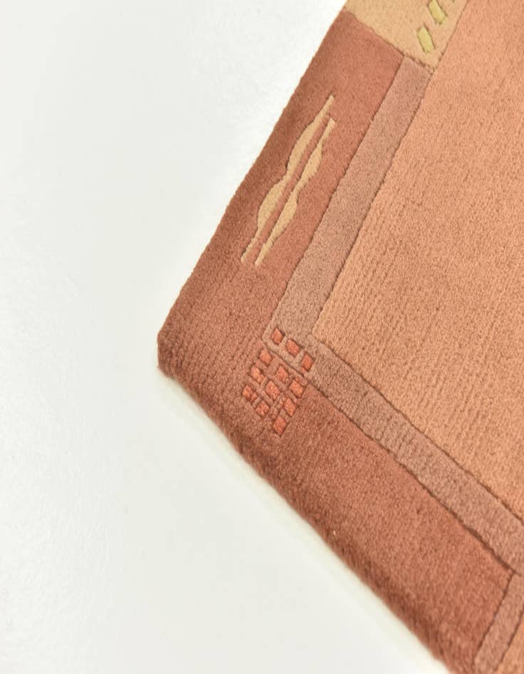 Detail image of  2' 5 x 4' 8  Hand Knotted Nepal Wool Rug