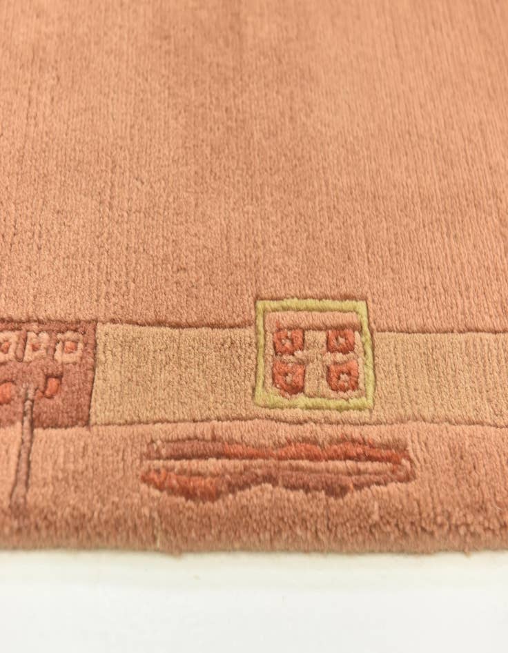 Detail image of  2' 5 x 4' 8  Hand Knotted Nepal Wool Rug