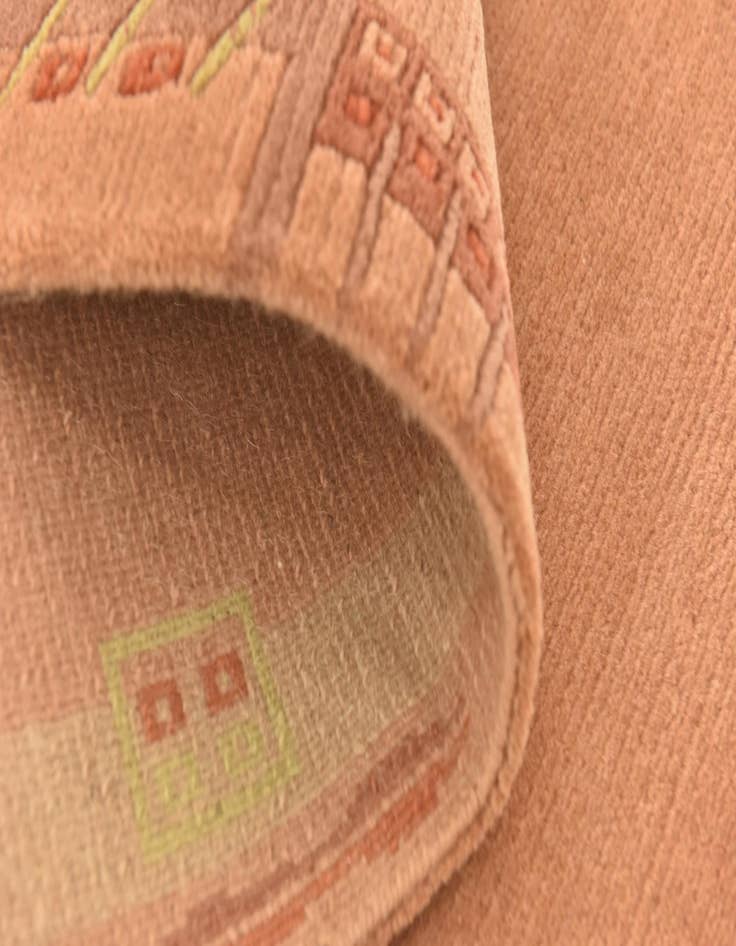 Detail image of  2' 4 x 4' 6  Hand Knotted Nepal Wool Rug