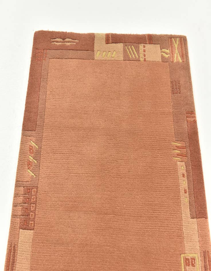 Detail image of  2' 5 x 4' 7  Hand Knotted Nepal Wool Rug