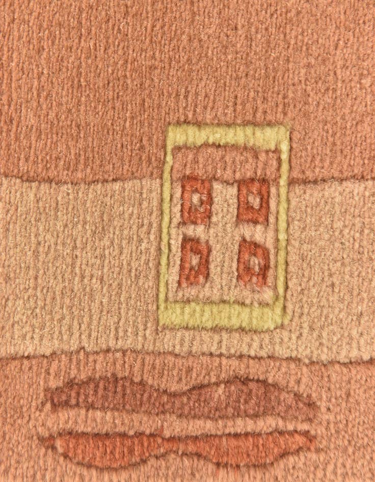 Detail image of  2' 5 x 4' 7  Hand Knotted Nepal Wool Rug