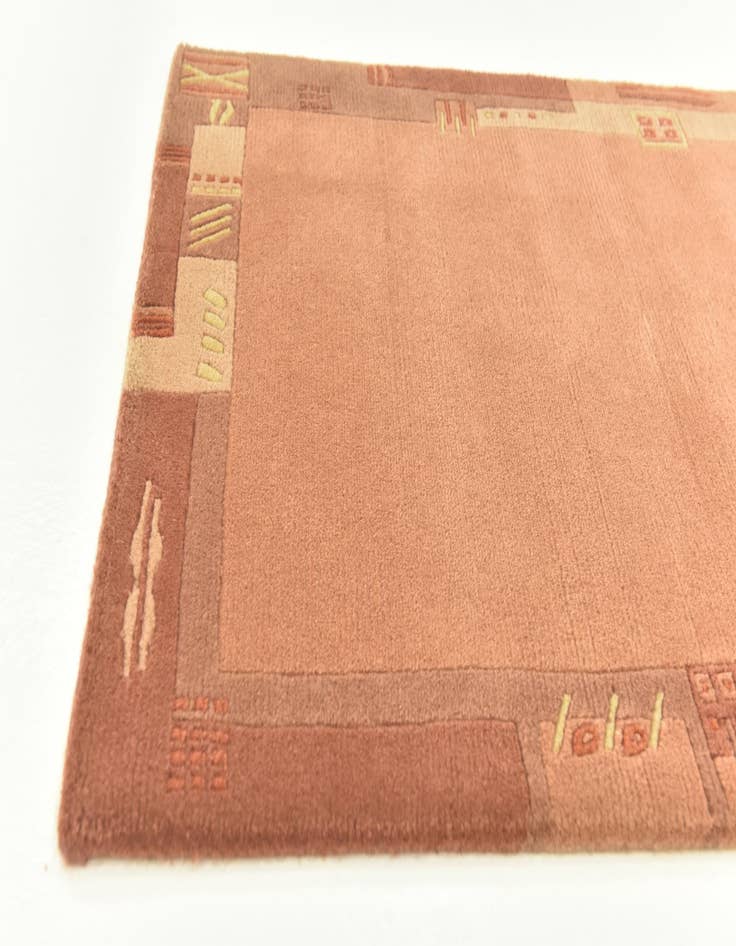 Detail image of  2' 5 x 4' 7  Hand Knotted Nepal Wool Rug