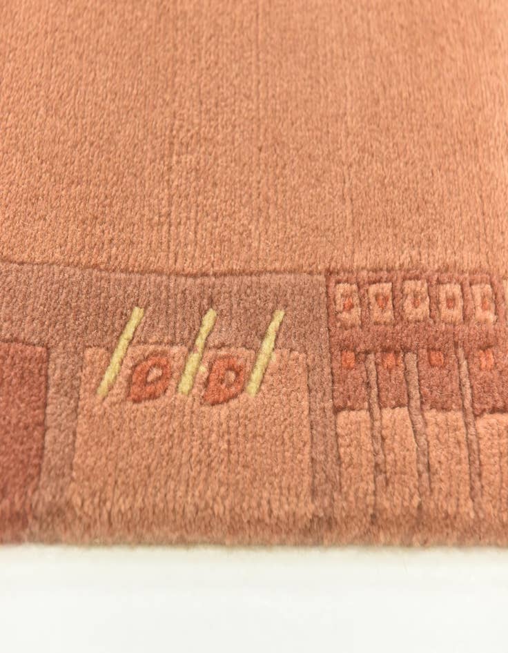 Detail image of  2' 5 x 4' 7  Hand Knotted Nepal Wool Rug