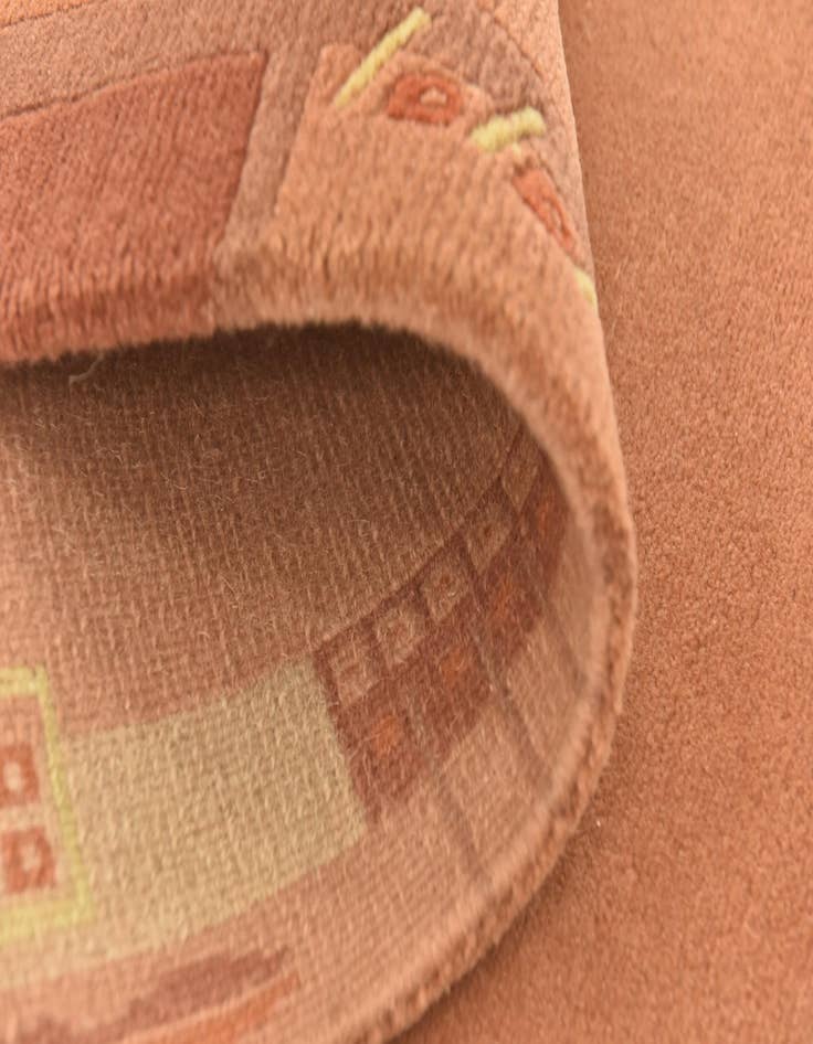 Detail image of  2' 5 x 4' 7  Hand Knotted Nepal Wool Rug