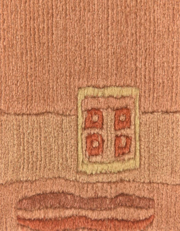 Detail image of  2' 5 x 4' 8  Hand Knotted Nepal Wool Rug