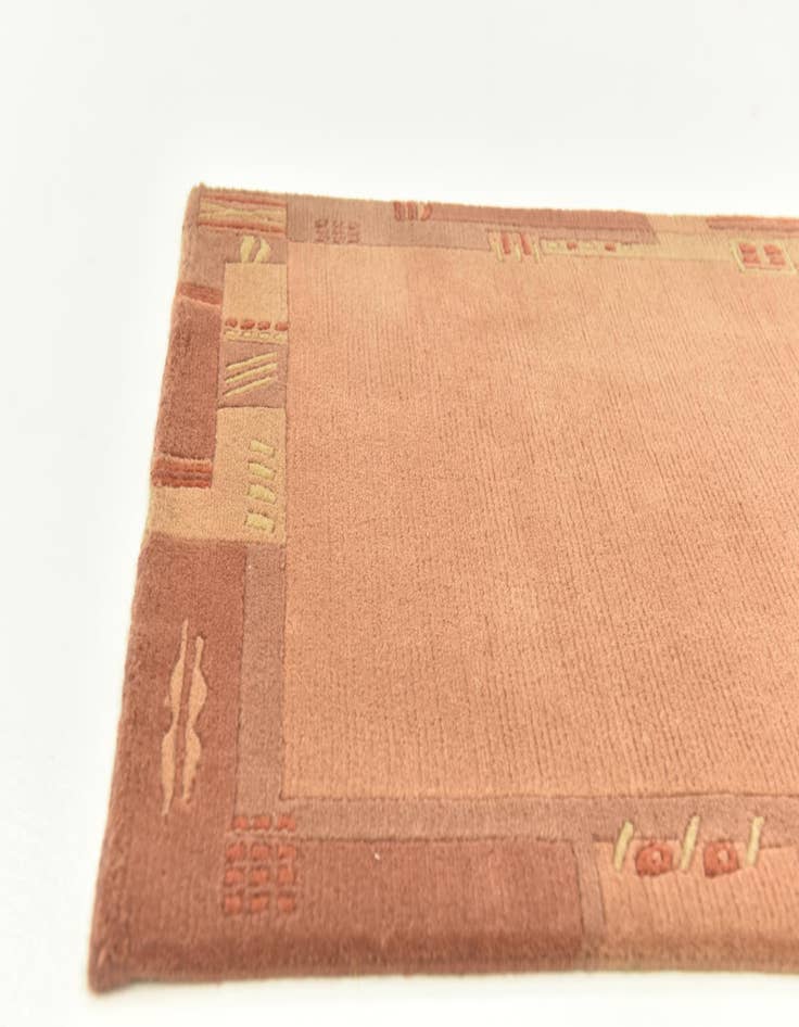 Detail image of  2' 5 x 4' 8  Hand Knotted Nepal Wool Rug