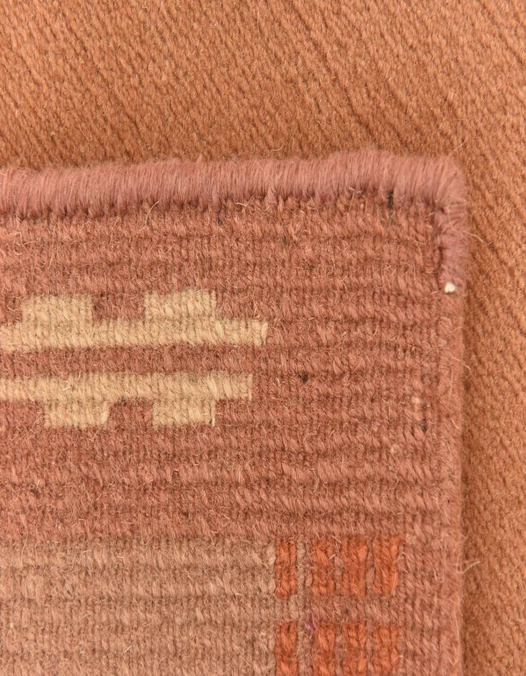 Detail image of  2' 4 x 4' 7  Hand Knotted Nepal Wool Rug