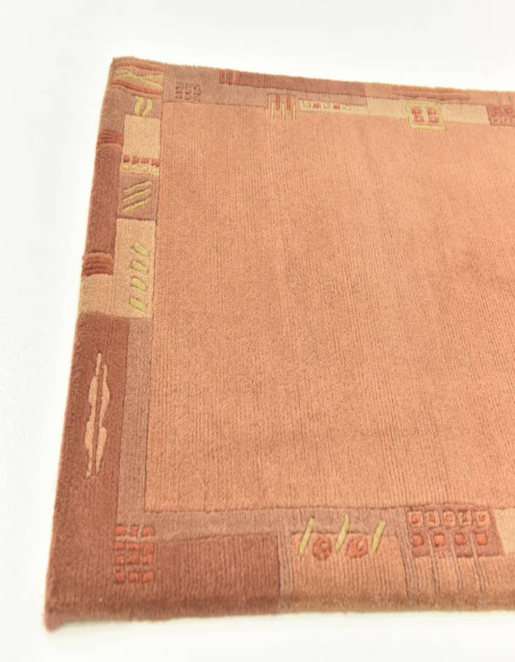 Detail image of  2' 5 x 4' 8  Hand Knotted Nepal Wool Rug