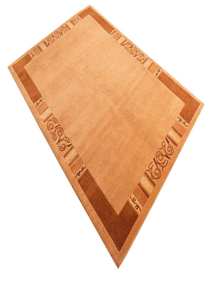 Detail image of  4' 8 x 6' 7  Hand Knotted Nepal Wool Rug