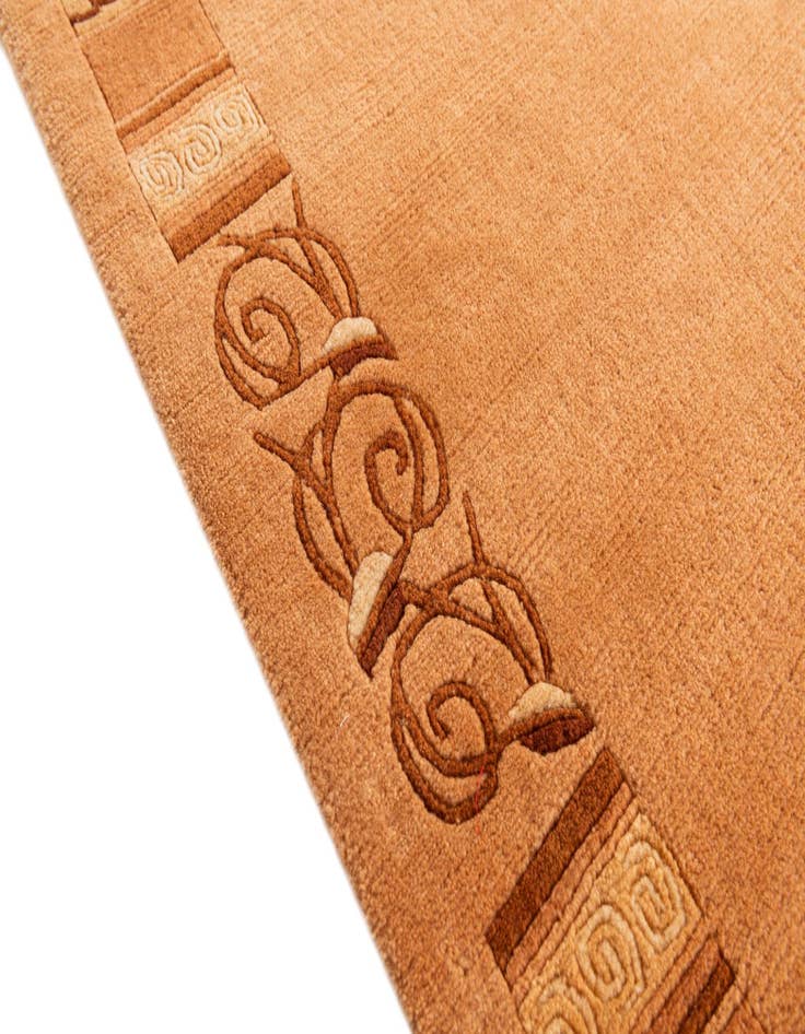 Detail image of  4' 8 x 6' 7  Hand Knotted Nepal Wool Rug