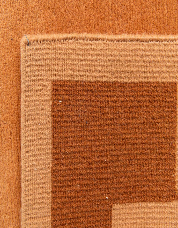 Detail image of  4' 8 x 6' 7  Hand Knotted Nepal Wool Rug