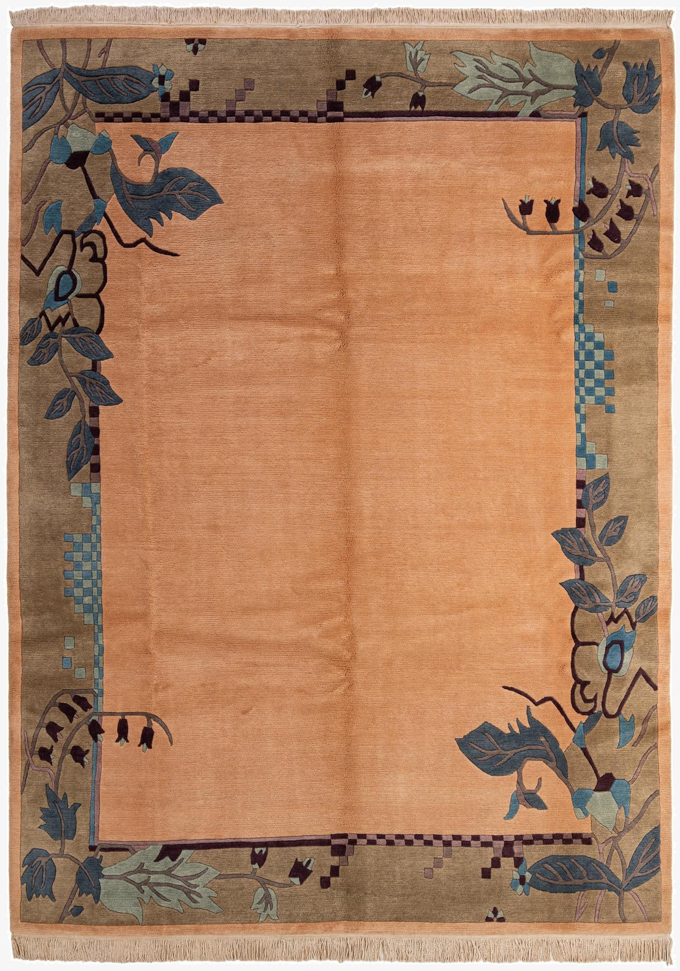  8' 2 x 11' 4  Hand Knotted Nepal Wool Rug