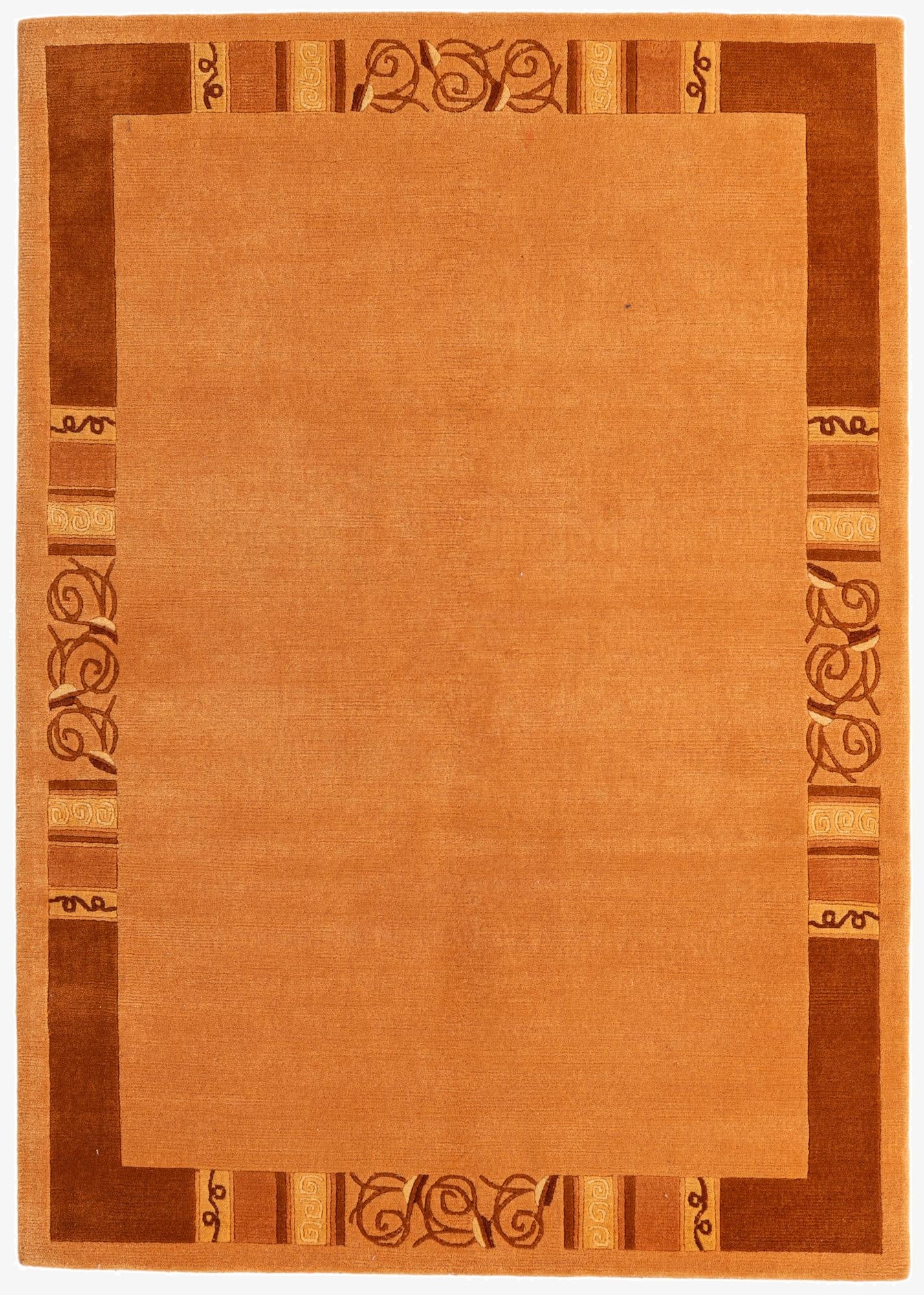  4' 8 x 6' 7  Hand Knotted Nepal Wool Rug