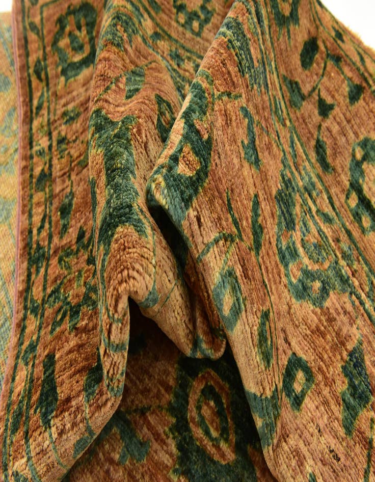 Detail image of 4' x 6' Hand Knotted Peshawar Ziegler Rug