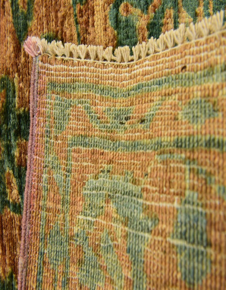 Detail image of 4' x 6' Hand Knotted Peshawar Ziegler Rug