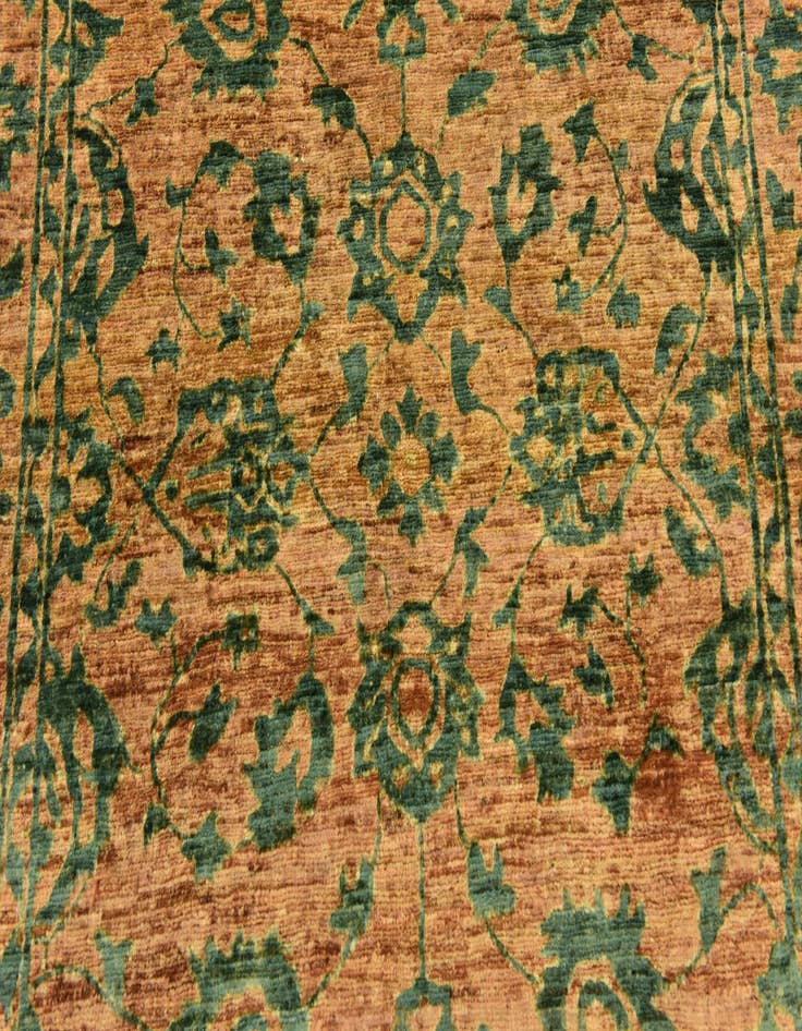 Detail image of 4' x 6' Hand Knotted Peshawar Ziegler Rug