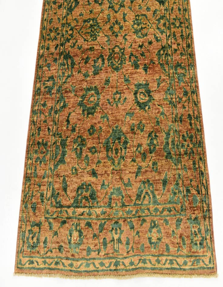 Detail image of 4' x 6' Hand Knotted Peshawar Ziegler Rug