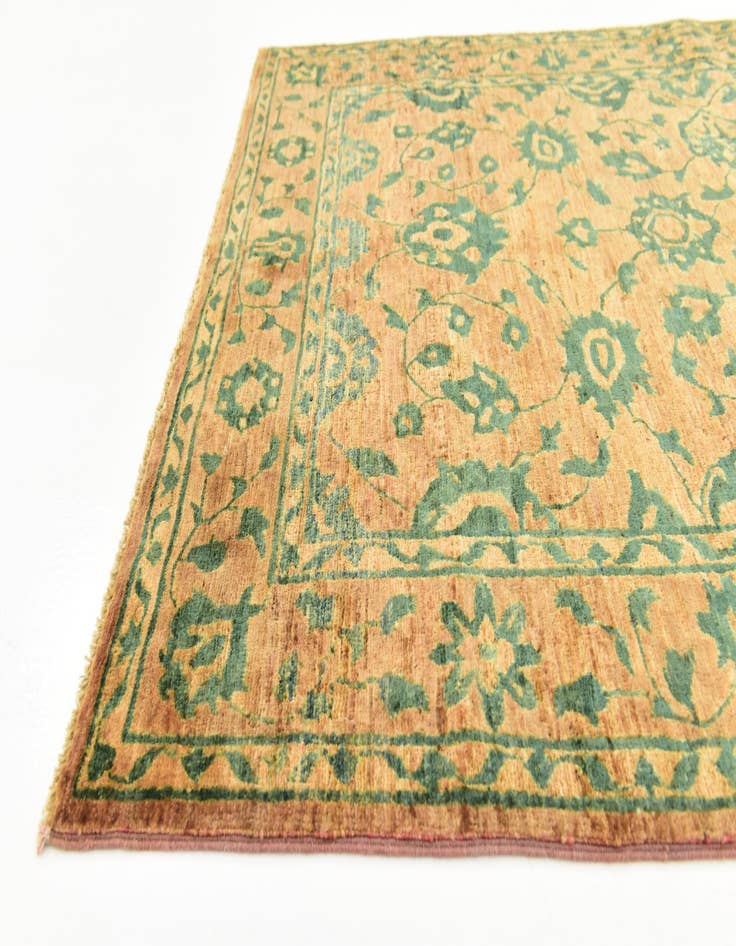 Detail image of 4' x 6' Hand Knotted Peshawar Ziegler Rug