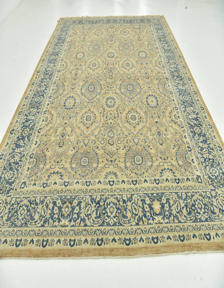 Detail image of  10' x 13' 6  Hand Knotted Peshawar Ziegler Rug