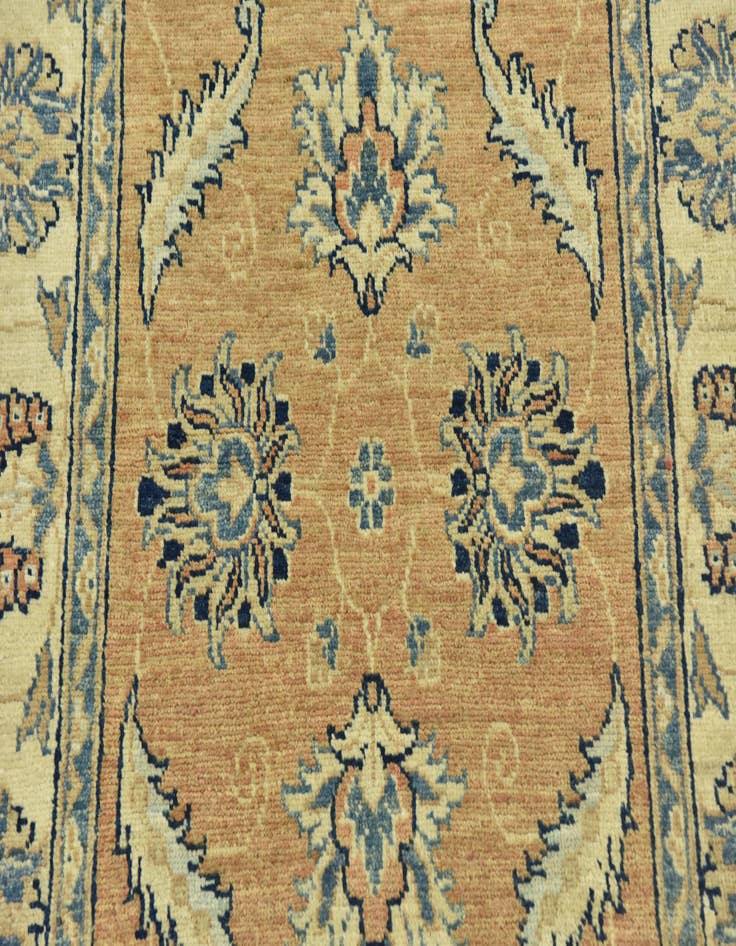 Detail image of  2' 8 x 4' 5  Hand Knotted Peshawar Ziegler Rug