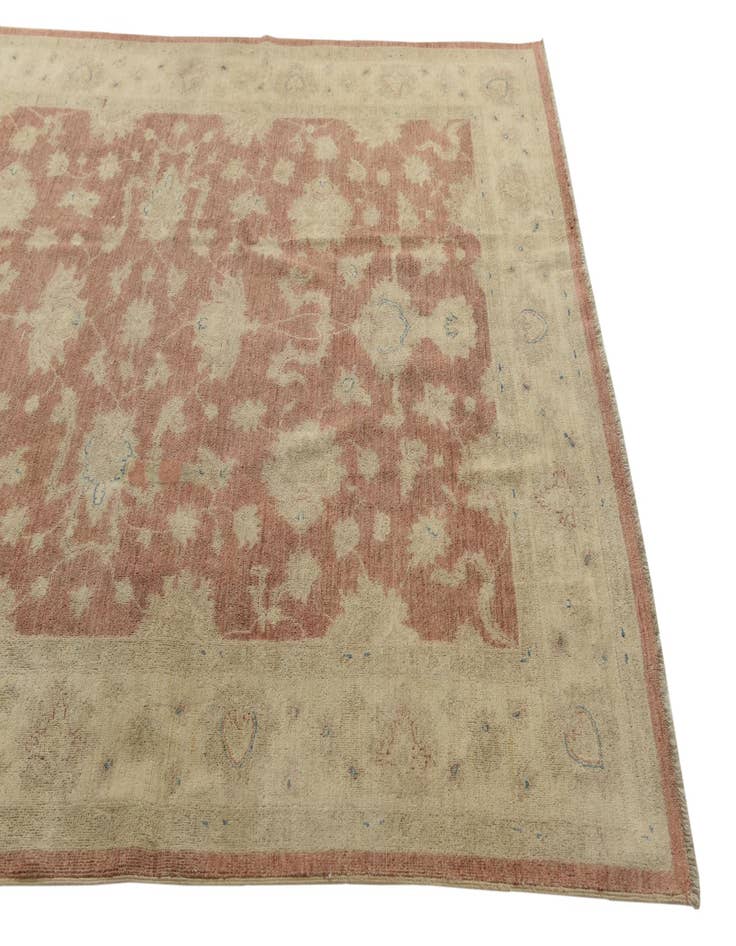 Detail image of  6' 2 x 8' 2  Hand Knotted Peshawar Ziegler Rug