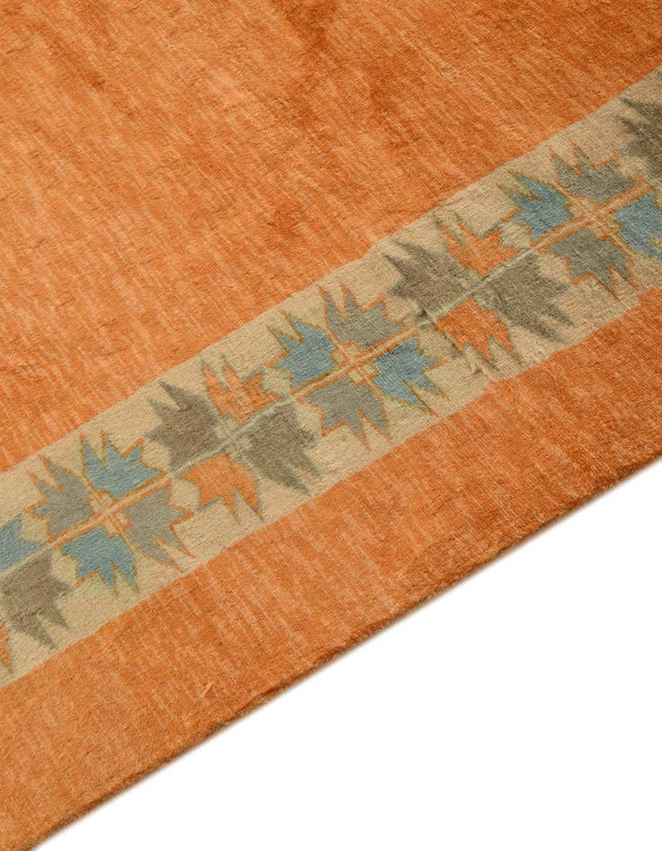 Detail image of  6' 1 x 8' 3  Hand Knotted Peshawar Ziegler Rug