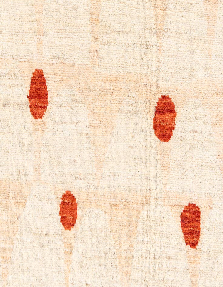 Detail image of  6' 6 x 9' 10  Hand Knotted Peshawar Ziegler Rug