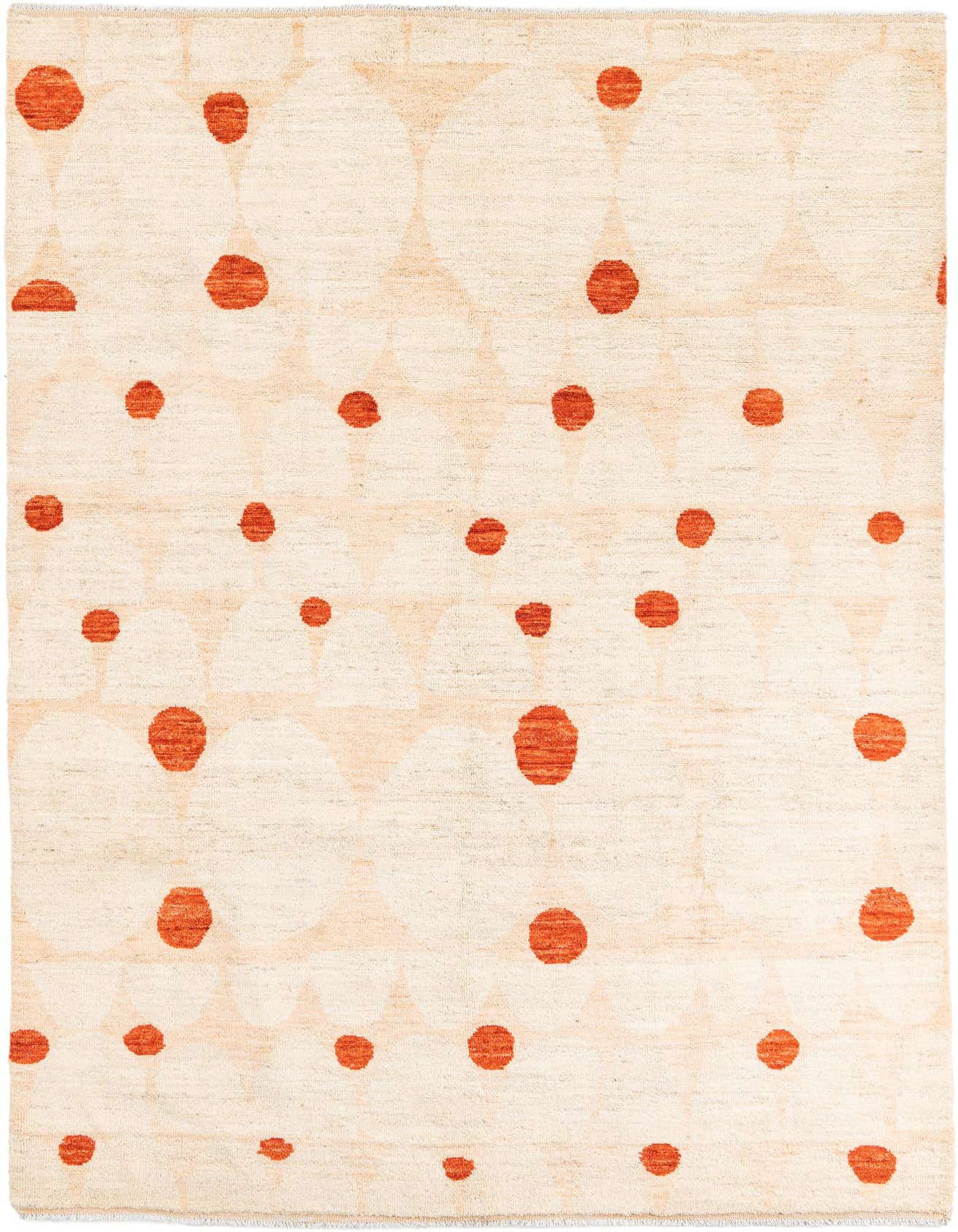 Primary image  6' 6 x 9' 10  Hand Knotted Peshawar Ziegler Rug