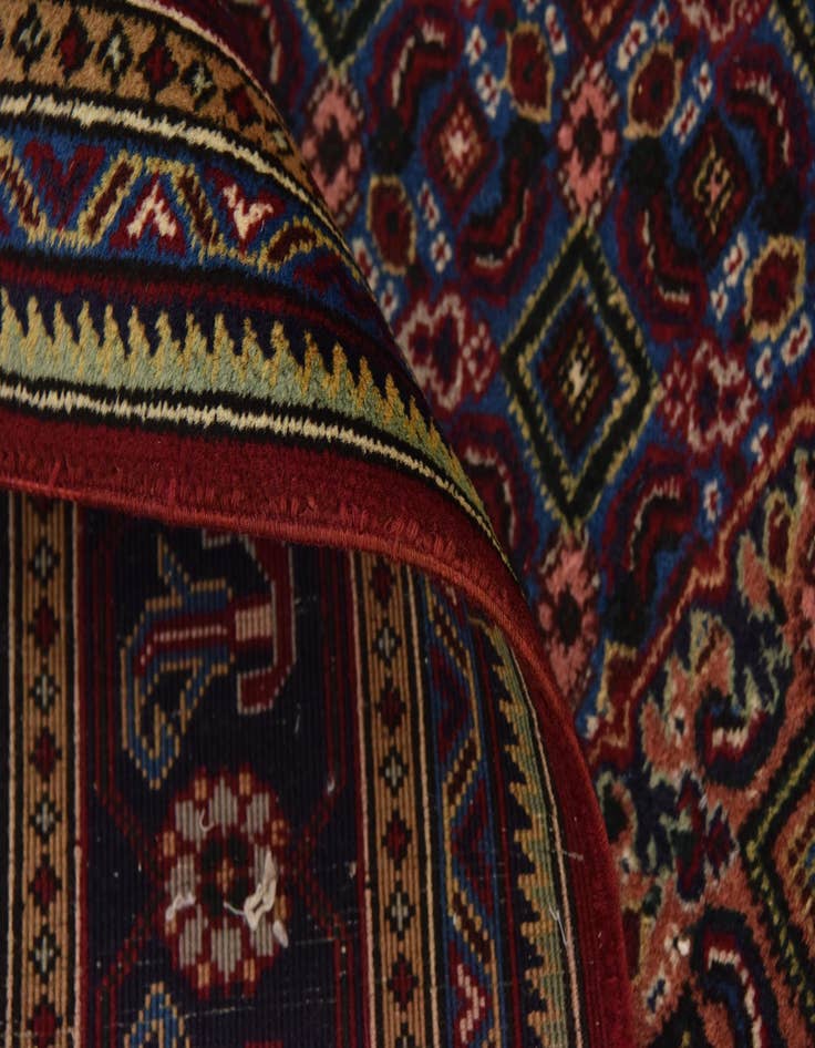 Detail image of  6' 7 x 9' 10  Hand Knotted Tabriz Persian Wool Rug