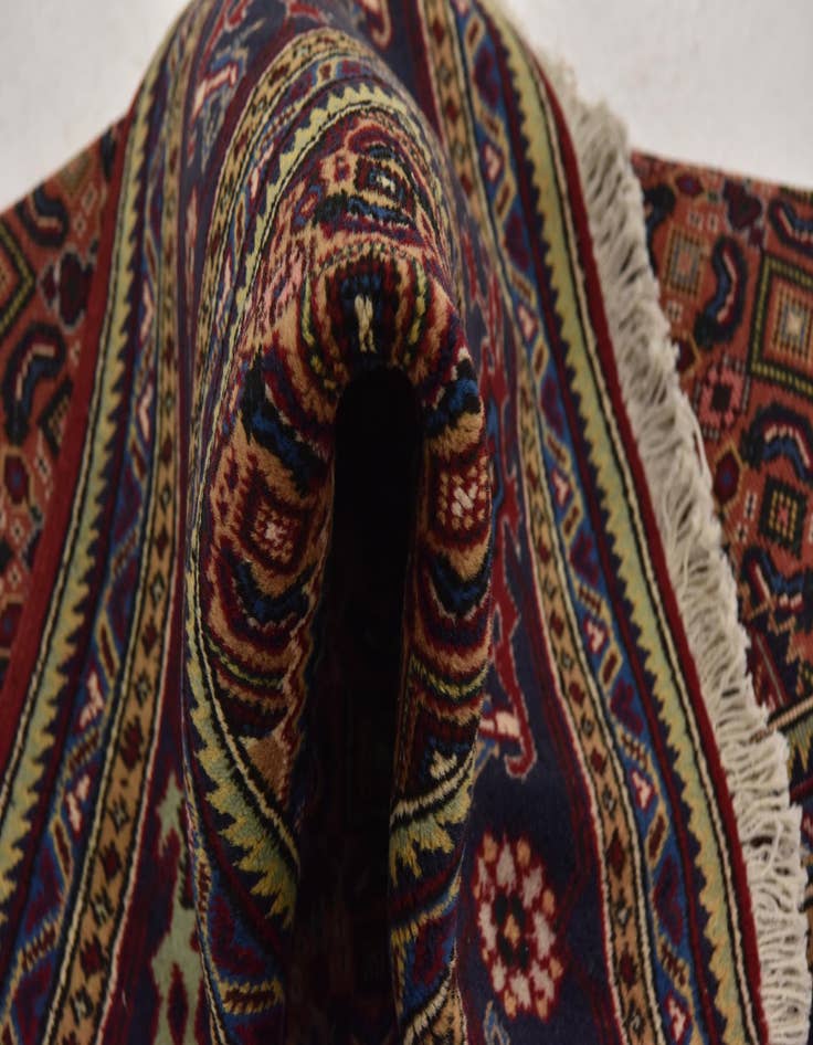 Detail image of  6' 7 x 9' 10  Hand Knotted Tabriz Persian Wool Rug