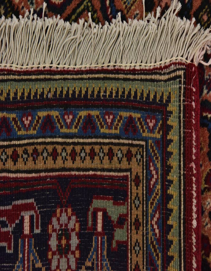 Detail image of  6' 7 x 9' 10  Hand Knotted Tabriz Persian Wool Rug