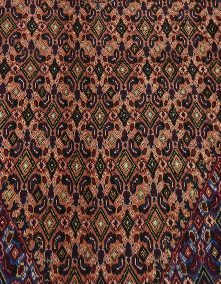 Detail image of  6' 7 x 9' 10  Hand Knotted Tabriz Persian Wool Rug